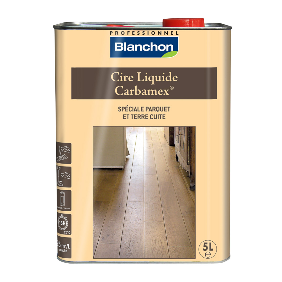 CIRE PARQUET Ambrée 5L - Cire liquide de finition pour la protection et  l'entretien des parquets - COMUS - Cdiscount Bricolage