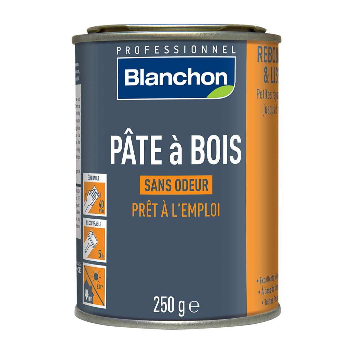 Pâte à bois teinte chêne clair rebouche imperfections trou fissure